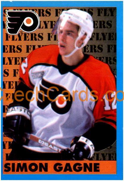 Simon Gagne 1999/00 Panini NHL sticker #129
