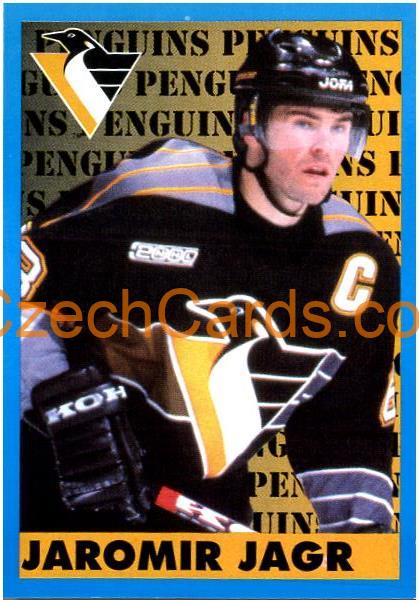 Jaromir Jagr 1999/00 Panini NHL sticker #131