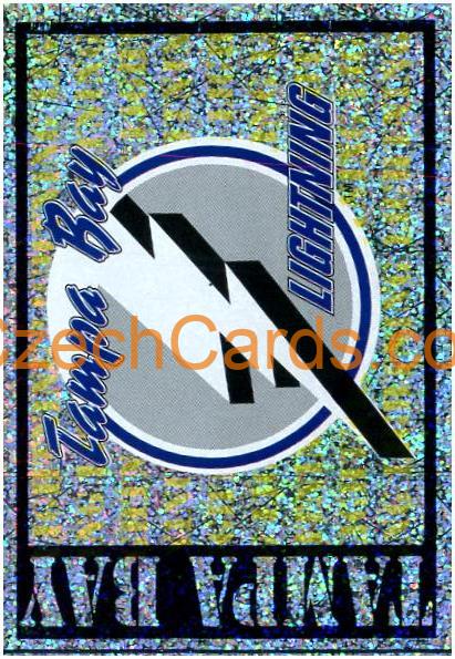 Tampa Bay Lightning Logo 1999/00 Panini NHL sticker metal #141