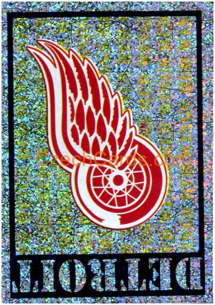Detroit Red Wings Logo 1999/00 Panini NHL sticker metal #229