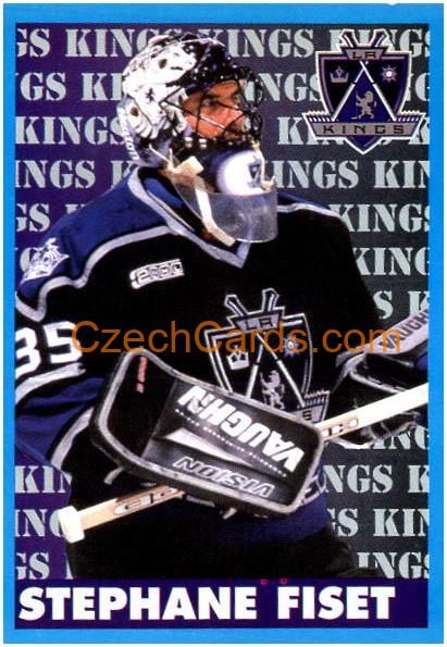 Stephane Fiset 1999/00 Panini NHL sticker #256