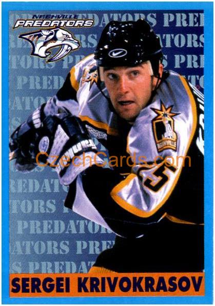 Sergei Krivokrasov 1999/00 Panini NHL sticker #270