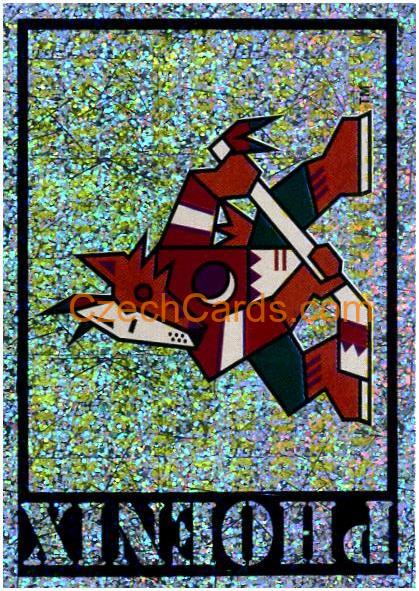 Phoenix Coyotes Logo 1999/00 Panini NHL sticker metal #273
