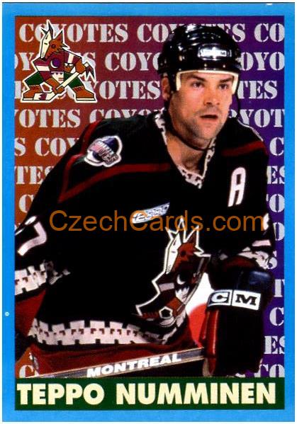 Teppo Numminen 1999/00 Panini NHL sticker #280