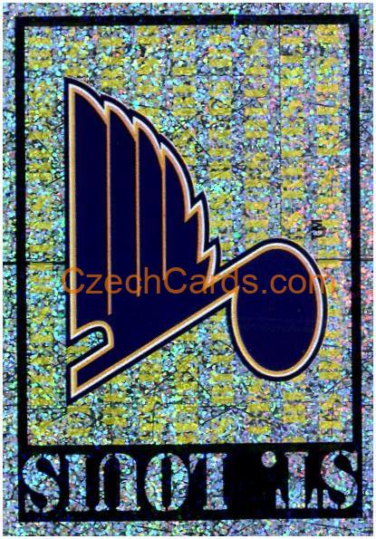 St. Louis Blues Logo 1999/00 Panini NHL sticker metal #284