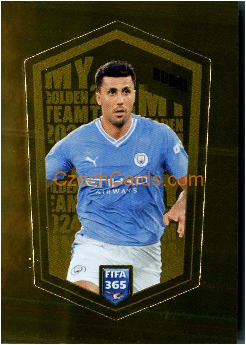 Rodri 2024 Panini Fifa 365 sticker foil My Golden Team foil #ROD
