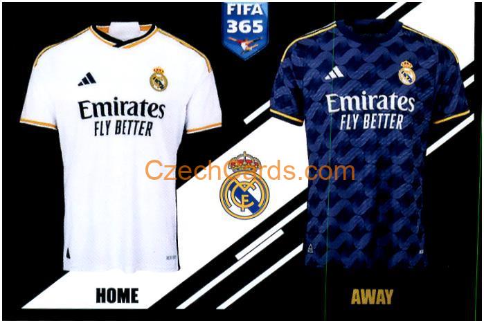 Jerseys - Real Madrid 2024 Panini Fifa 365 sticker #165