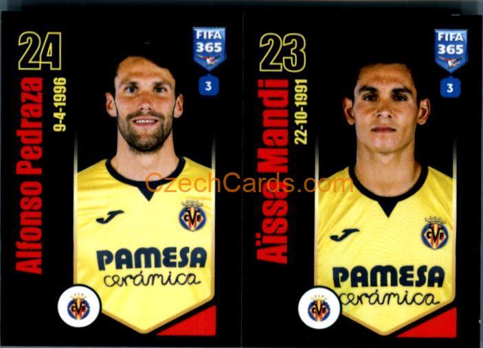 Alfonso Pedraza / Aïssa Mandi 2024 Panini Fifa 365 sticker #185