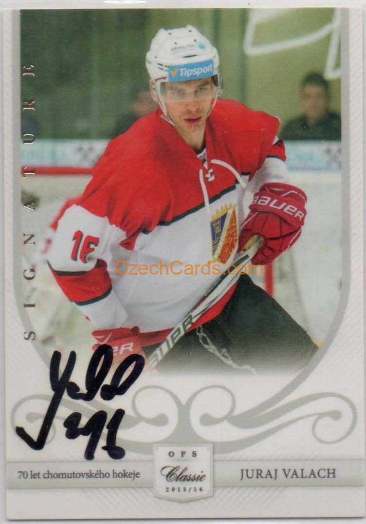 Juraj Valach 2017/18 OFS Signature xx/15 #CHO-09
