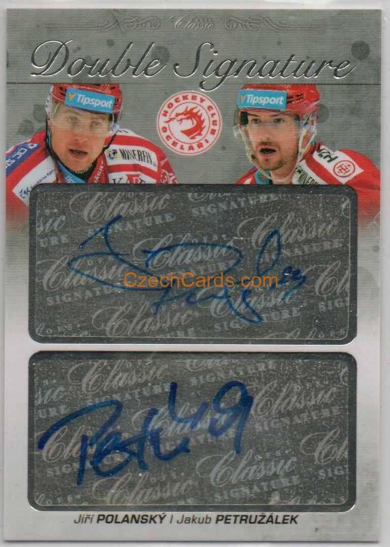 Polanský / Petružálek 2017/18 OFS Double Signature xx/15 #DS-40