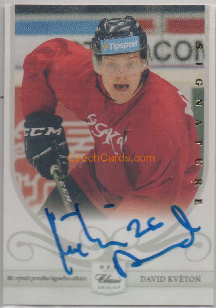 David Květoň 2017/18 OFS Signature x/15 #CHO-14