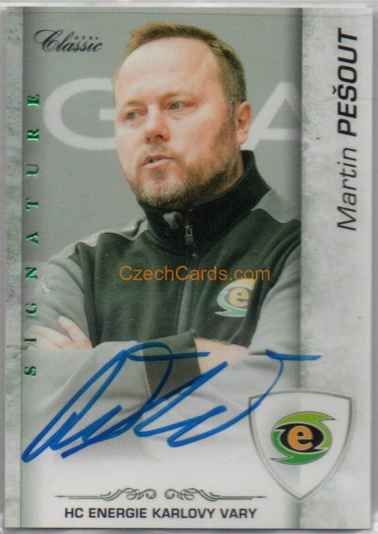 Martin Pešout 2017/18 OFS Signature x/9 #KV-21