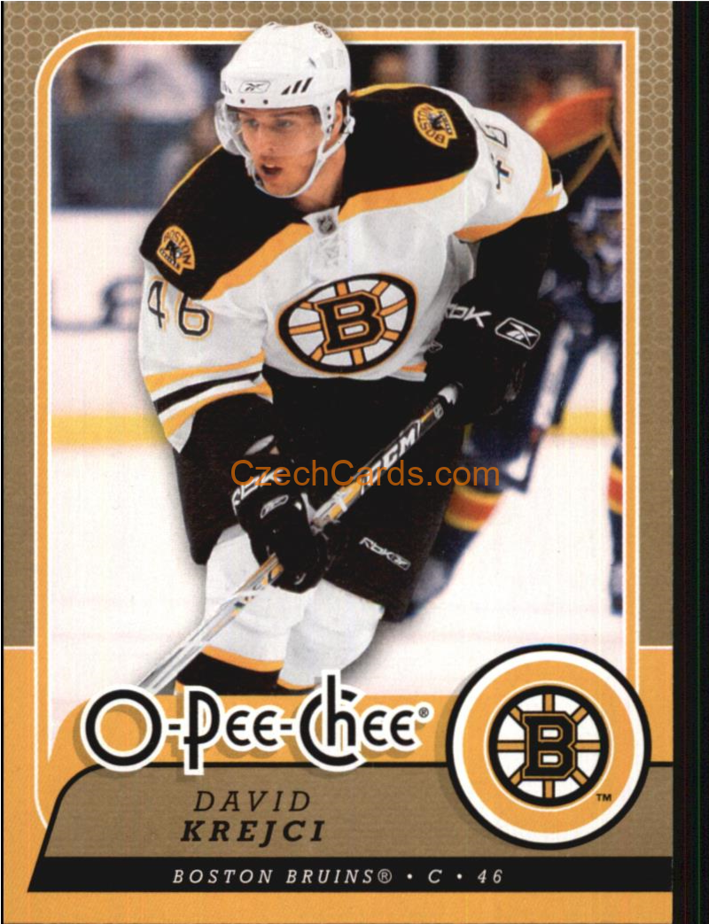 David Krejci 2008/09 UD O-PEE-CHEE #276