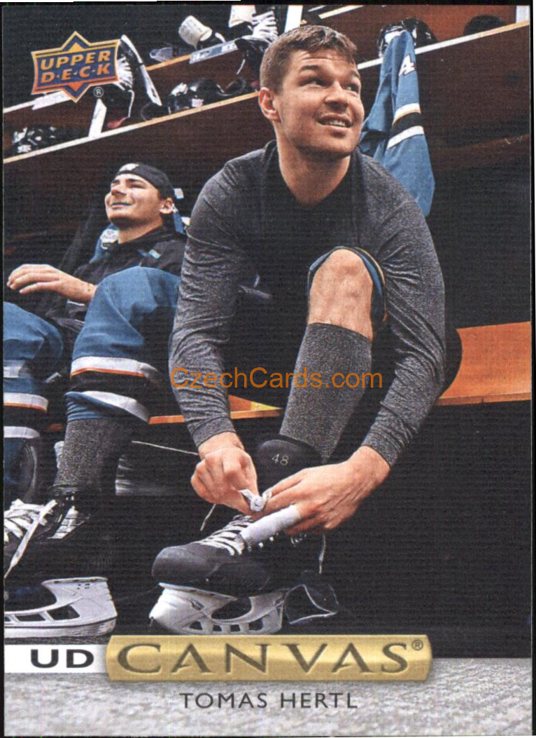 Tomáš Hertl 2019/20 Upper Deck Canvas #C73
