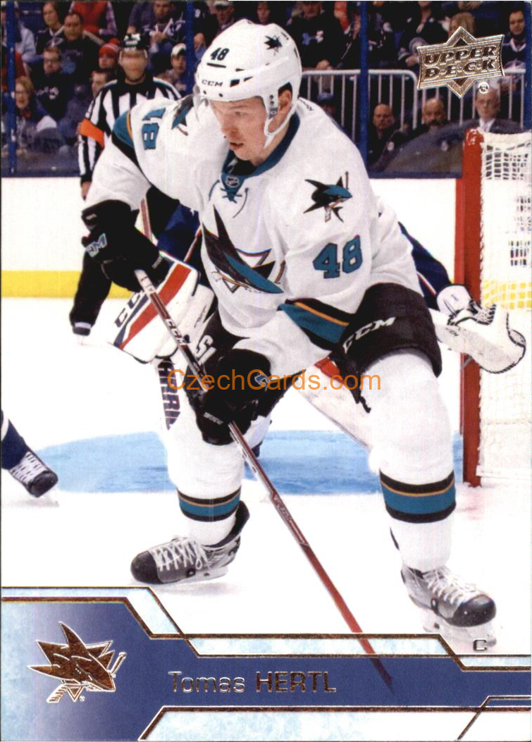 Tomáš Hertl 2016/17 Upper Deck Canvas #402