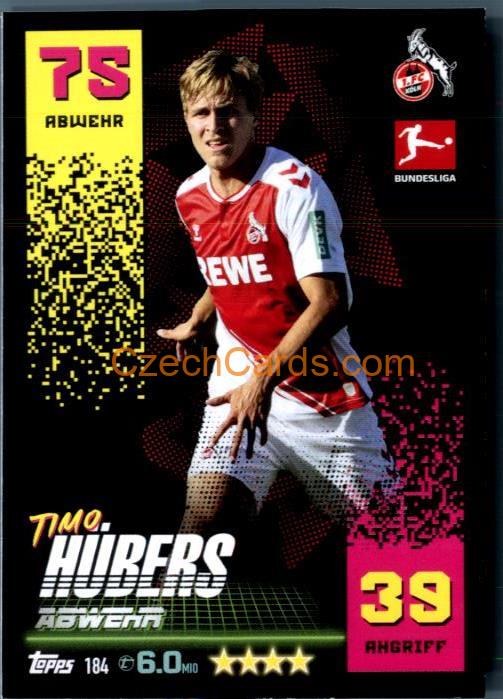 Timo Hübers 2022/23 Topps Match Attax Bundesliga #184