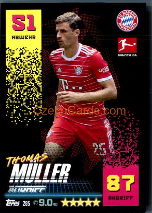Thomas Müller 2022/23 Topps Match Attax Bundesliga #285