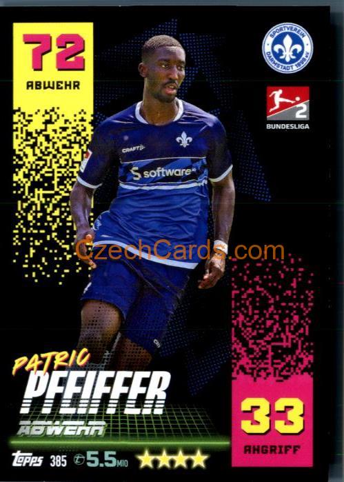 Patric Pfeiffer 2022/23 Topps Match Attax Bundesliga 2.Bundesliga #385