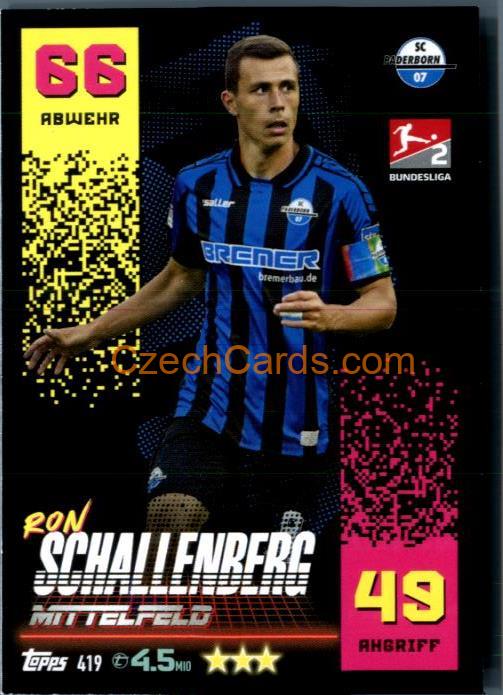 Ron Schallenberg 2022/23 Topps Match Attax 2.Bundesliga #419