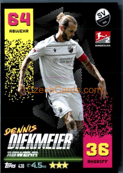 Dennis Diekmeier 2022/23 Topps Match Attax 2.Bundesliga #430