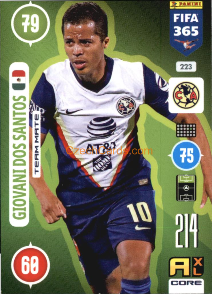 Giovani dos Santos 2021 FIFA 365 Adrenalyn #223