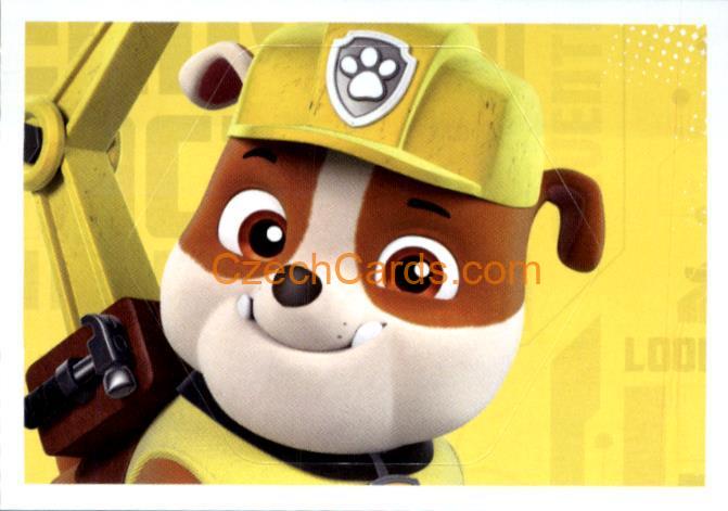Rubble Panini Paw Patrol 7 Sticker #22