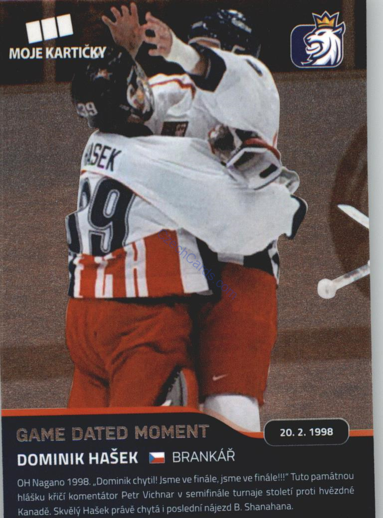 Dominik Hašek MK Cards 2020 #96