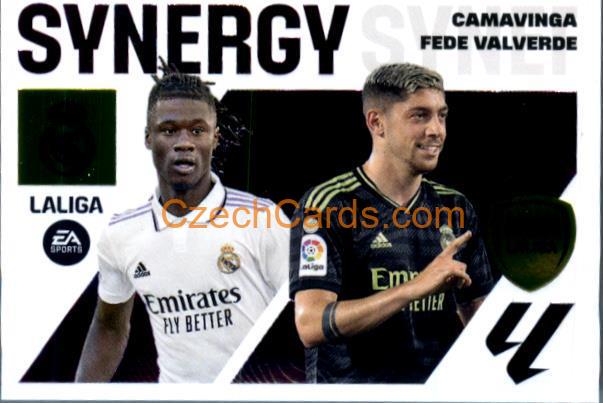 Camavinga - Fede Valverde 2023/24 LaLiga Este Sticker Synergy #12