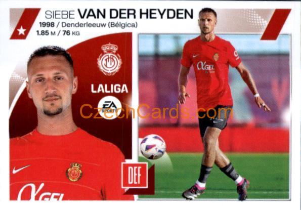 Siebe Van der Heyden 2023/24 LaLiga Este Sticker Últimos fichajes #31