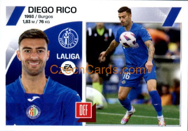 Diego Rico 2023/24 LaLiga Este Sticker Últimos fichajes #57