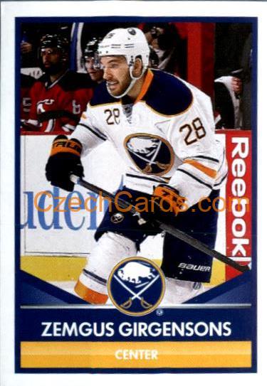 Zemgus Girgensons 2016/17 Panini NHL sticker #34