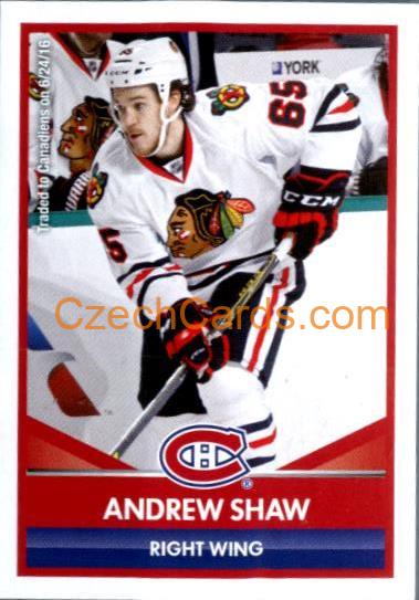 Andrew Shaw 2016/17 Panini NHL sticker #103