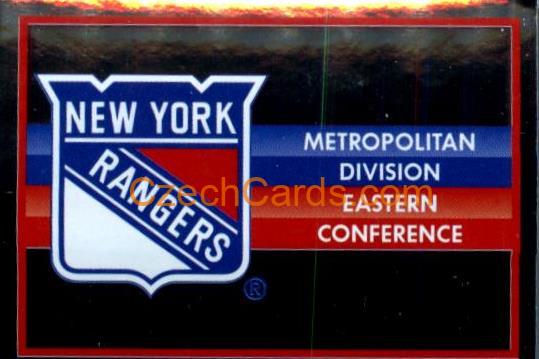 Logo Rangers 2016/17 Panini NHL sticker foil #138