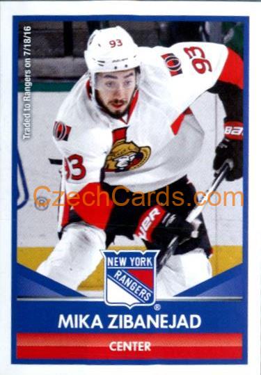 Mika Zibanejad 2016/17 Panini NHL sticker #144