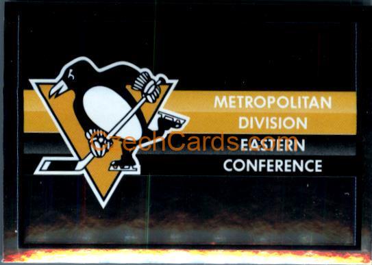 Logo Pittsburgh Penguins 2016/17 Panini NHL sticker foil #180
