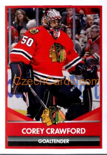 Corey Crawford 2016/17 Panini NHL sticker #276