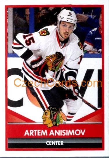 Artem Anisimov 2016/17 Panini NHL sticker #279