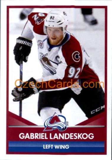 Gabriel Landeskog 2016/17 Panini NHL sticker #296
