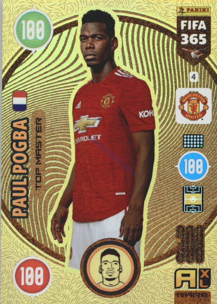 Paul Pogba 2021 FIFA 365 Adrenalyn Top Master #4