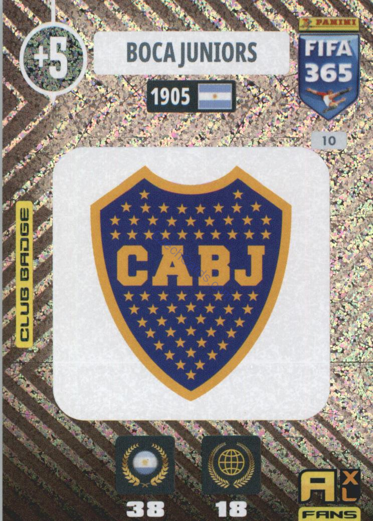 Boca Juniors 2021 FIFA 365 Adrenalyn Club Badge #10