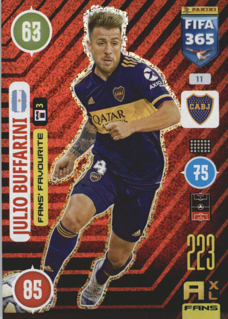 Julio Buffarini 2021 FIFA 365 Adrenalyn Fans' Favourite #11