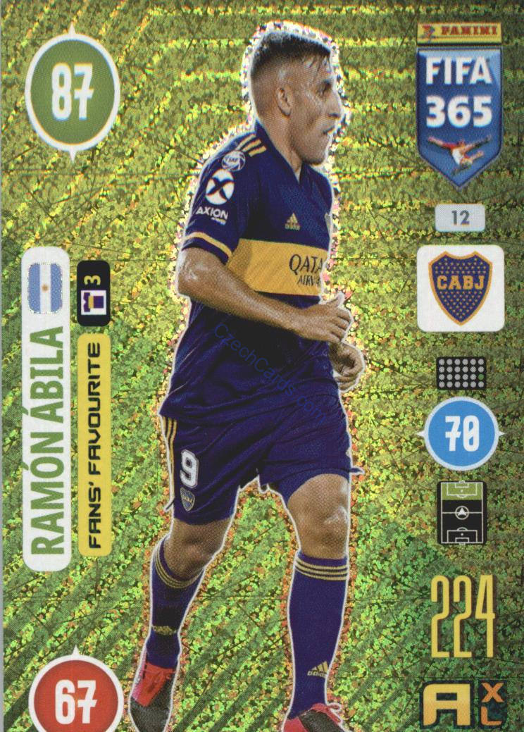 Ramón Ábila 2021 FIFA 365 Adrenalyn Fans' Favourite #12