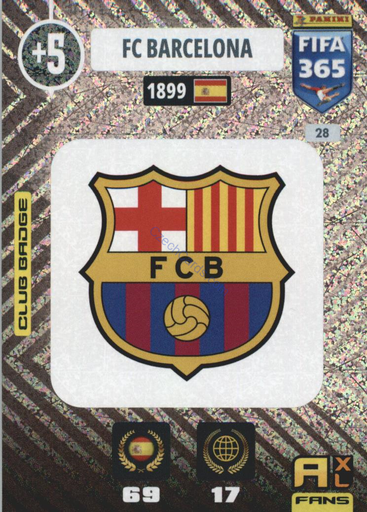 FC Barcelona 2021 FIFA 365 Adrenalyn Team Badge #28