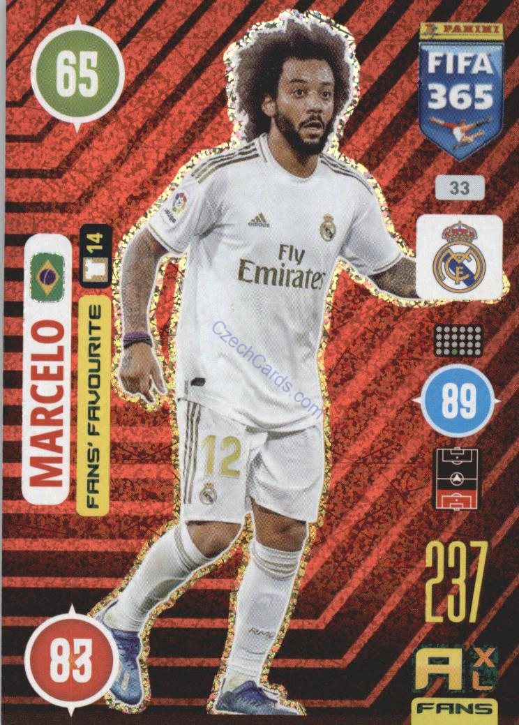 Marcelo 2021 FIFA 365 Adrenalyn Fans' Favourite #33