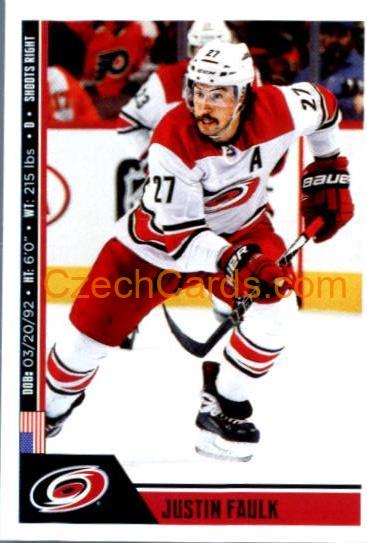Justin Faulk 2018/19 Panini NHL sticker #49