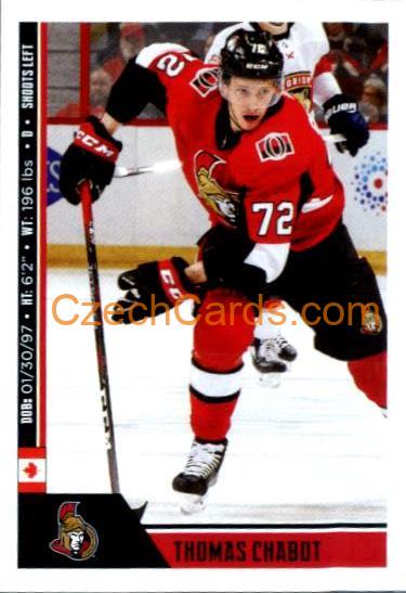 Thomas Chabot 2018/19 Panini NHL sticker #178