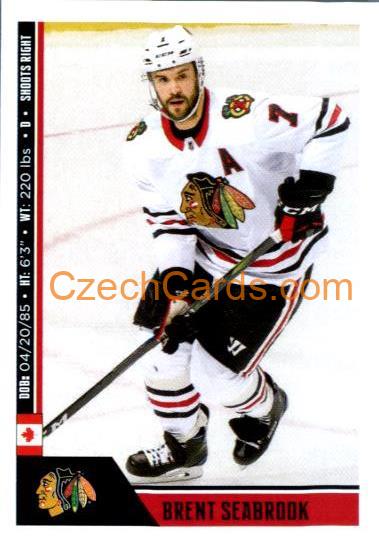 Brent Seabrook 2018/19 Panini NHL sticker #324