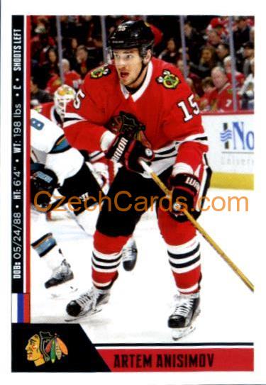 Artem Anisimov 2018/19 Panini NHL sticker #325
