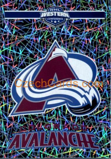 Colorado Avalanche Logo 2018/19 Panini NHL sticker metal #331