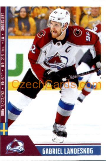 Gabriel Landeskog 2018/19 Panini NHL sticker #343
